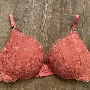 Very Sexy Uplift Plunge Bra 32DD Victoria's Secret VS Padded Underwire